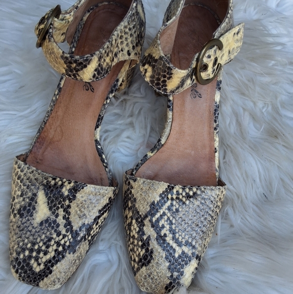 Free People Bardot Snake mary Jane's 38/7.5-8 - Picture 4 of 16